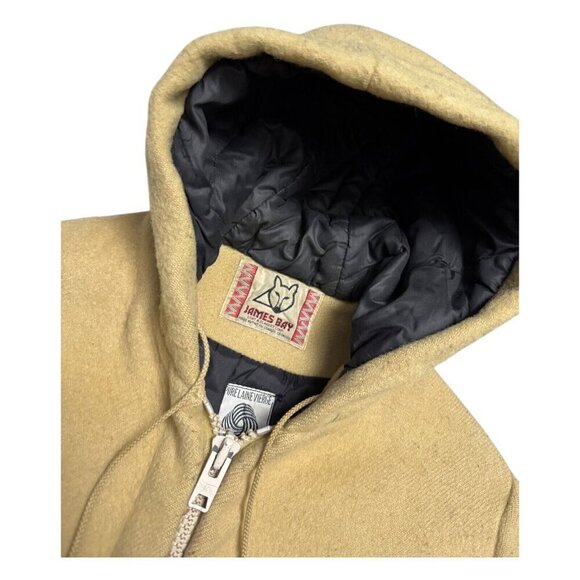 James Bay VINTAGE Inuit Arctic Northern VIRGIN WOOL Parka Coat Womens Medium - Picture 3 of 9